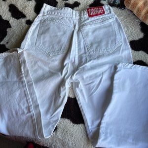 Vintage white bongo jeans